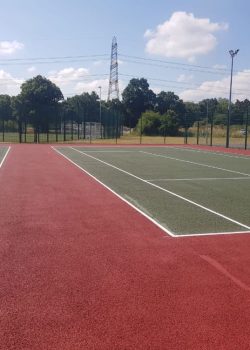 Red Tennis Courts resurfacing Dorset